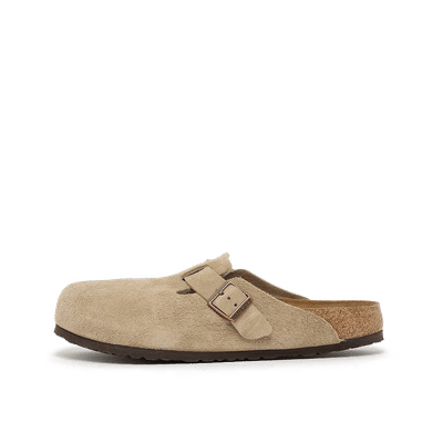 Birkenstock Boston Soft Footbed Clog "Taupe Suede" | 560771