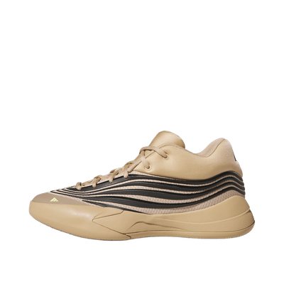 Adidas Dame X "Warm Sandstone / Core Black / Lucid Lemon" | KJ4399