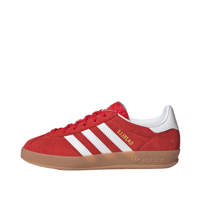 Adidas Gazelle Indoor "Better Scarlet / Cloud White / Gum (GS)" | JS3801
