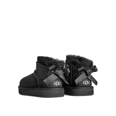 UGG Ultra Mini Bailey Bow "Black" | 1185920T-BLK