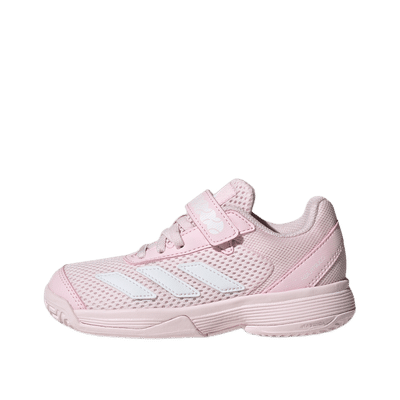 Adidas Courtflash Kids "Distilled Pink / Cloud White / Distilled Pink" | KK3870