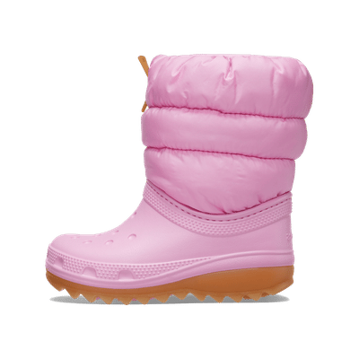Crocs Kids' Classic Neo Puff "Pink Tweed/Gum" | 2076846XQ