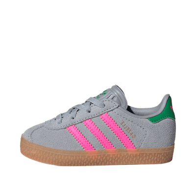 Adidas Gazelle Kids "Halo Silver/Lucid Pink/Green" | IH6477