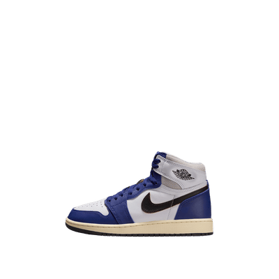 Air Jordan 1 Retro High OG Rare Air GS "White/Black-Neutral Grey-Deep Royal Blue-Muslin" | FD1437-100