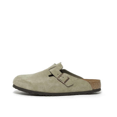 Birkenstock Boston Soft Footbed Clog "Taupe Suede" | 560771