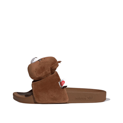 Care Bears x adidas Originals Adilette Slides "Brown" | KH9953
