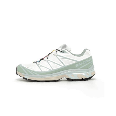 Salomon XT-6 GTX "White/Green Milieu/Ice Flow" | L47990000