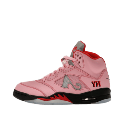 Air Jordan 5 Retro Awake NY "Arctic Pink/Metallic Silver-University Red-Black-White-Clear" | DV4982-600