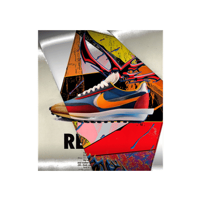 Nike LDWaffle Sacai "Varsity Blue/Varsity Red/Black/Del Sol" | BV0073-400