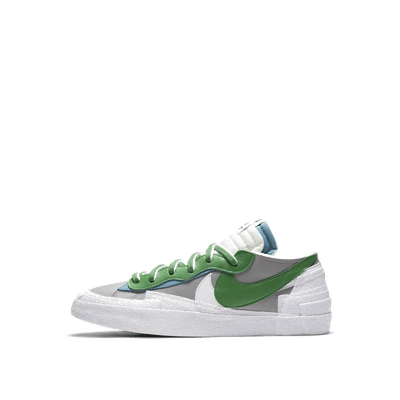 Nike Blazer Low sacai "Medium Grey/White/Classic Green" | DD1877-001