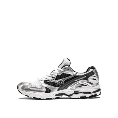 Mizuno Wave Rider 10 "White/Silver/Black" | D1GA210405