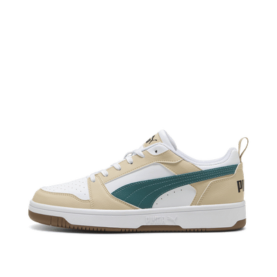 PUMA Rebound V6 LOW "Toasted Almond, Emerald Ice, White" | 392328-61