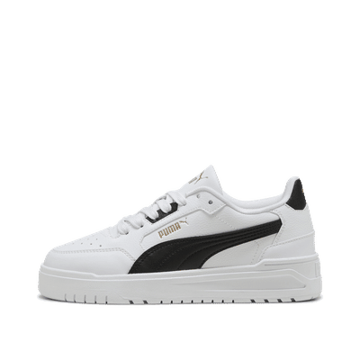 PUMA Shuffle Downtown Low "White/Black/Gold" | 403739-02