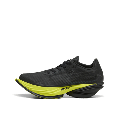 PUMA x ASTON MARTIN ARAMCO F1 Team Fast-R NITRO Elite 3 Wmns "Black/Lime Shimmer/Green Lux" | 314219-01