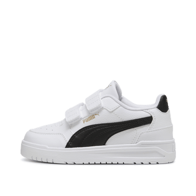 PUMA Shuffle Downtown Low "White/Black/Gold" | 403740-02