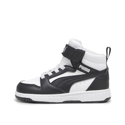 PUMA Rebound V6 Mid "White/Black/Shadow Gray" | 396542-01