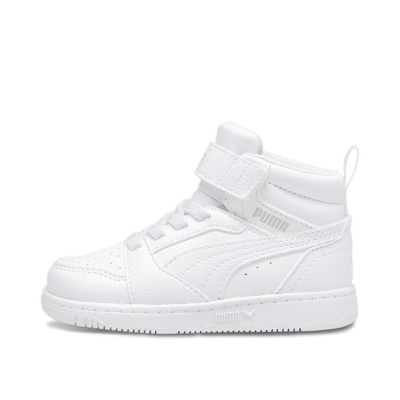 PUMA Rebound V6 Mid "White/Cool Light Gray" | 396542-05