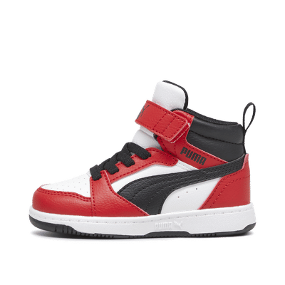 PUMA Rebound V6 Mid "White/Black/Red" | 396542-03