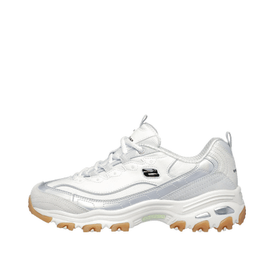 Skechers D'Lites "Dazzling Shine White/Grey" | 150556WGY