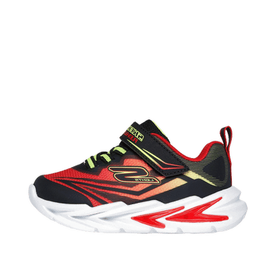 Skechers S Lights Flex-Glow Ultra "Black/Red" | 400139NBKRD