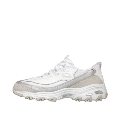 Skechers D'Lites Smooth Nostalgia "White/Silver" | 150537WSL