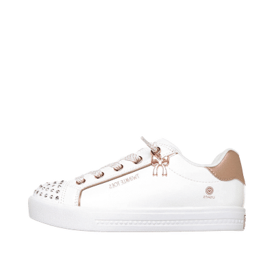 Skechers Twinkle Toes Twinkle Star "White/Pink Gold" | 314599LCWTRG
