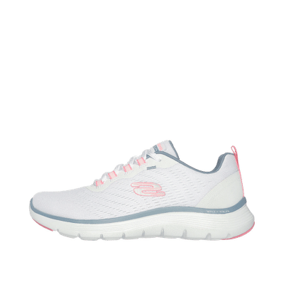 Skechers Flex Appeal 5.0 - New Path "White/Pink/Blue" | 150201WPKB