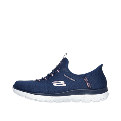 Skechers Slip-Ins Waterproof Summits "Navy/Coral" | 150199WNVCL