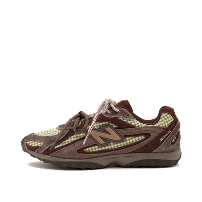 New Balance 204L Wmns "Green Seersucker Gingham / Dark Brown Hairy Suede" | U204L3T0
