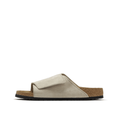 Birkenstock Solana VL Suede Leather Slide "Oyster" | 1031601