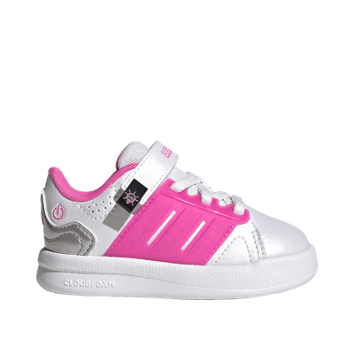 Adidas Lightorama Court "Footwear White/Lucky Pink/Silver Metallic" | KI6535