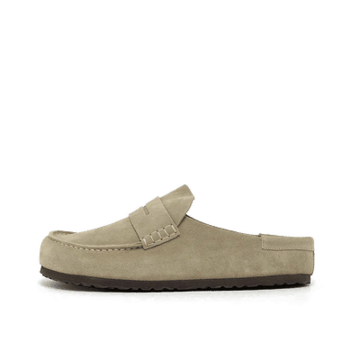 Birkenstock Naples Wrapped "Taupe" Slide | 1029675