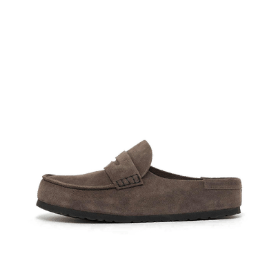 Birkenstock Naples Wrapped "Concrete Gray" | 1029672