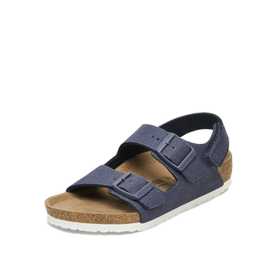 Birkenstock Milano HL Kids Canvas Narrow "Blue" | 1026960
