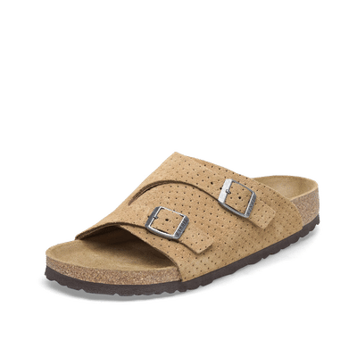 Birkenstock Zürich Suede Embossed "Light Brown" | 1027036