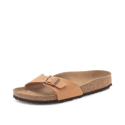 Birkenstock Madrid Vegan Birko-Flor Narrow Fit "Light Brown" | 1025050