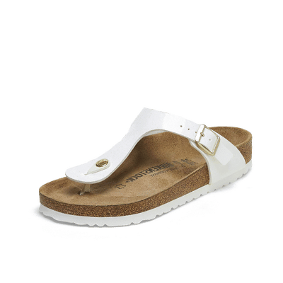 Birkenstock Gizeh Birko-Flor "Patent White" | 1005300