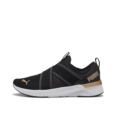 PUMA Softride Harli Slip-On "Black/White/Gold" | 311471-01
