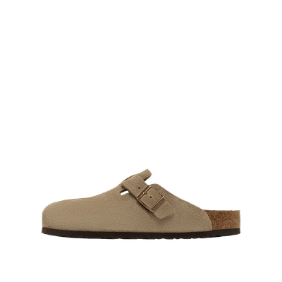 Birkenstock Boston Soft Footbed Clog "Suede Taupe" | 0560771