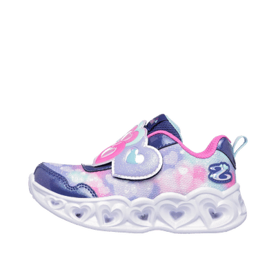 Skechers Heart Lights "Navy/Hot Pink" | 302693NNVHP
