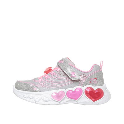Skechers S-Lights Enchanted Heart "Silver" | 303266NCSMLT