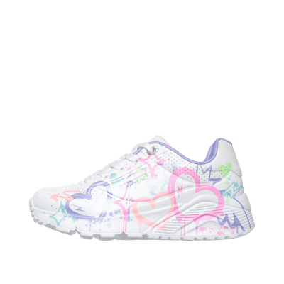 Skechers UNO Lite - Reigning Love "White" | 310819LWMLT