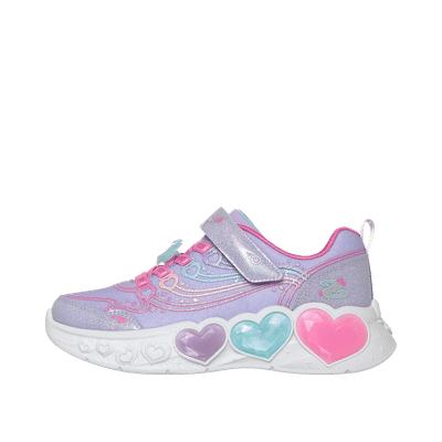 Skechers S-Lights Enchanted Heart Lights "Lavender" | 303266LCLVMT