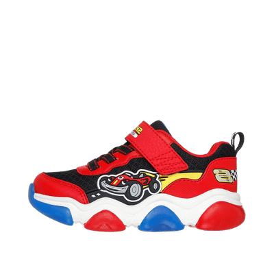 Skechers Mighty Glow 2.0 - Dino-Bolt "Red/Black" | 403501NRDBK