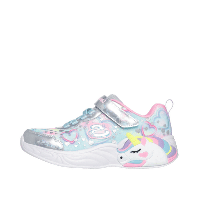 Skechers S-Lights Unicorn Dreams "Heart Sparkles" | 303063LCSMLT