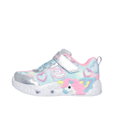 Skechers S-Lights Unicorn Charmer "Lil Heart Sparkles" | 303064NCSMLT