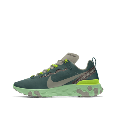 Nike React Element 55 Premium By You "Green" | 963574-877