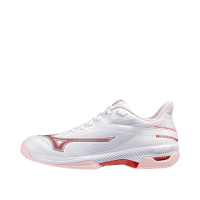 Mizuno WAVE EXCEED COURT AC "White/Roseesque/Barbados Cherry" | 61GA251962