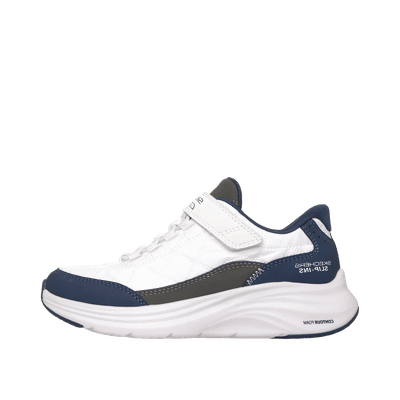 Skechers Contour Foam - Cozy Fit "White/Navy" | 404200LWNV