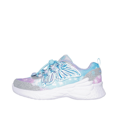 Skechers Dream Racer - Wing Brites "Silver/Lavender" | 303055LSLLV
